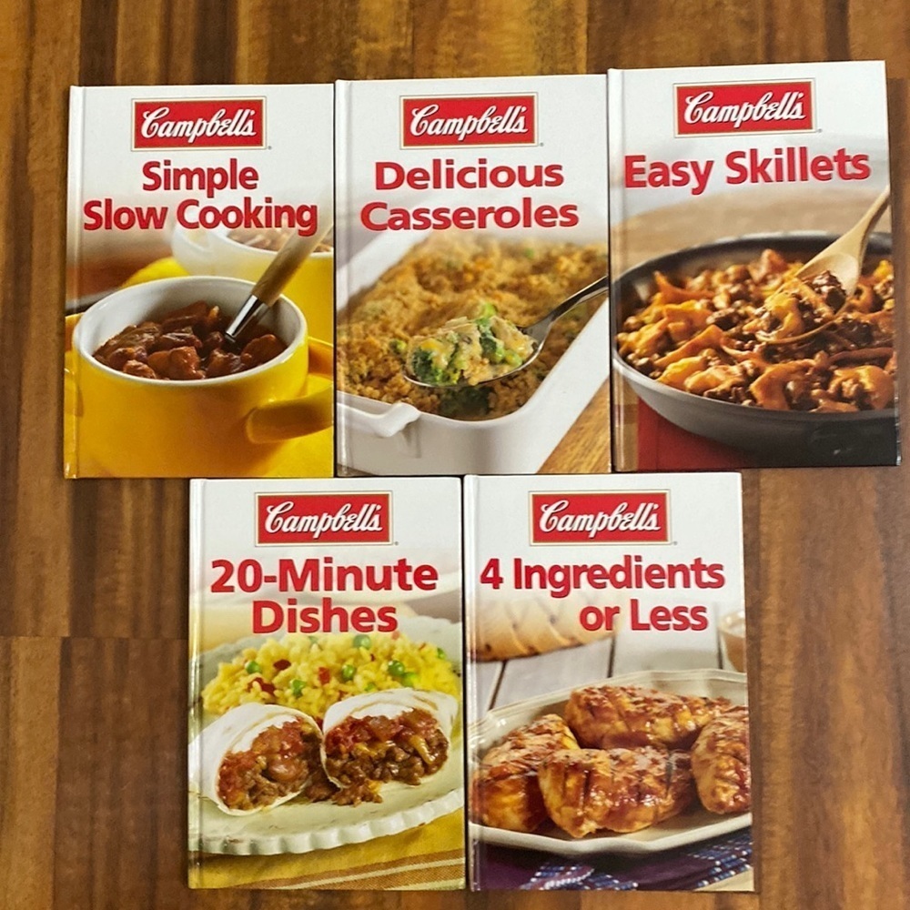 Campbell’s Recipe Hardback Book Bundle EUC